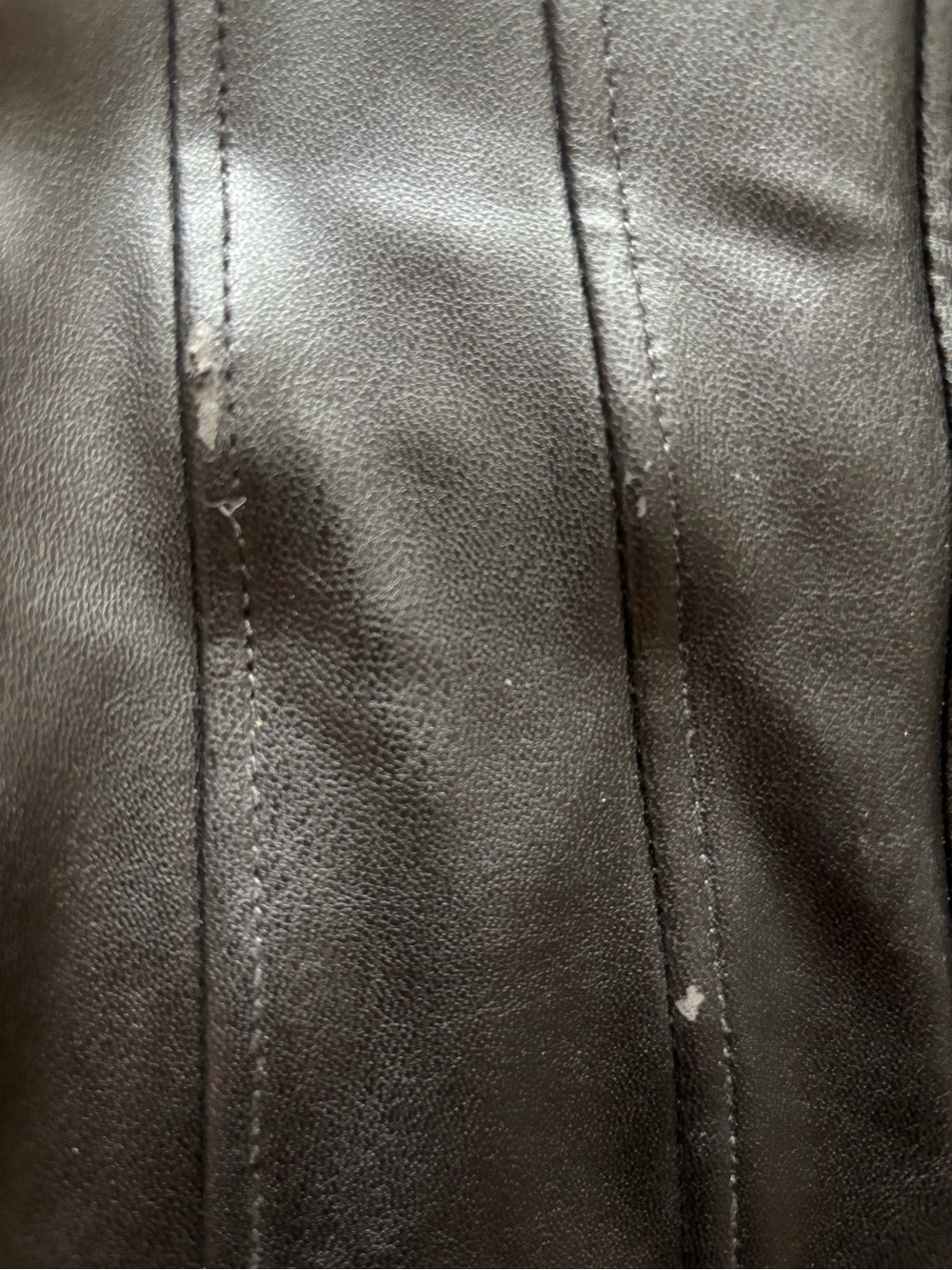 Zara Black Faux Leather Corset Top - Women's Strapless Bustier - Picture 4 of 4
